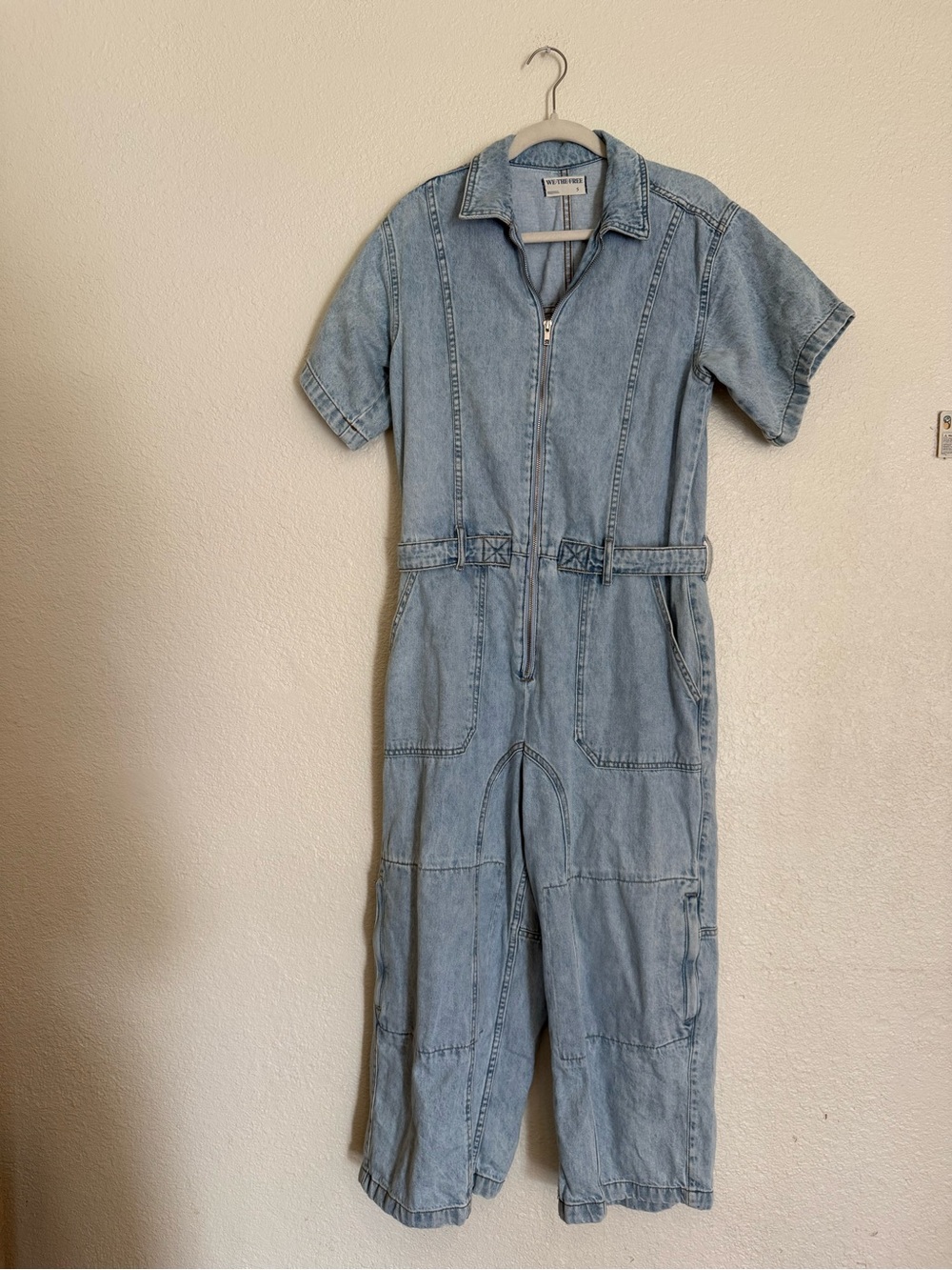 Free People we the free on the run cropped coveralls - Picture 4 of 11